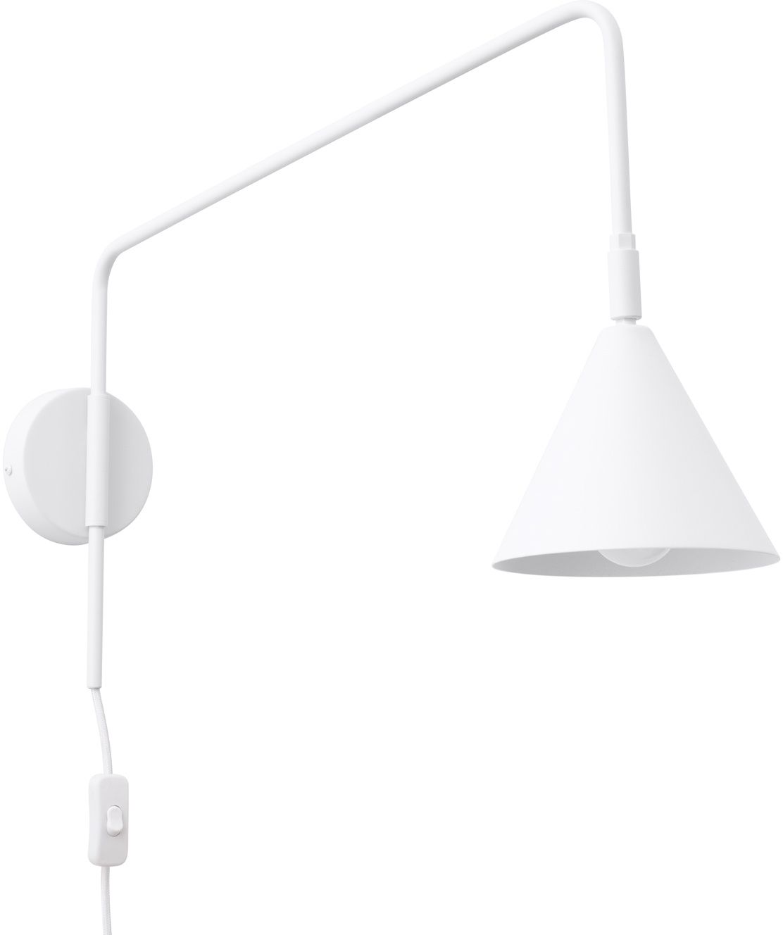 Sollux Lighting Nox nástěnné svítidlo 1x10 W bílá SL.1696