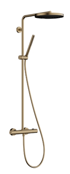 Hansgrohe Pulsify S Puro sprchová sada na stěnu s termostatem s dešťovou sprchou || 24223140