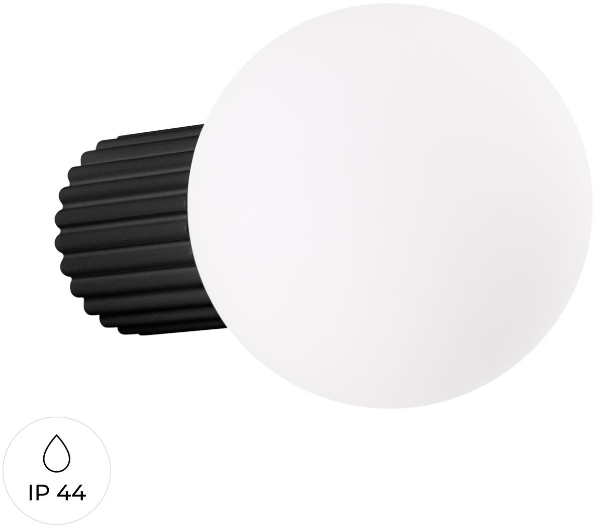 Sollux Lighting Halo nástěnné svítidlo 1x8 W bílá-černá SL.1712