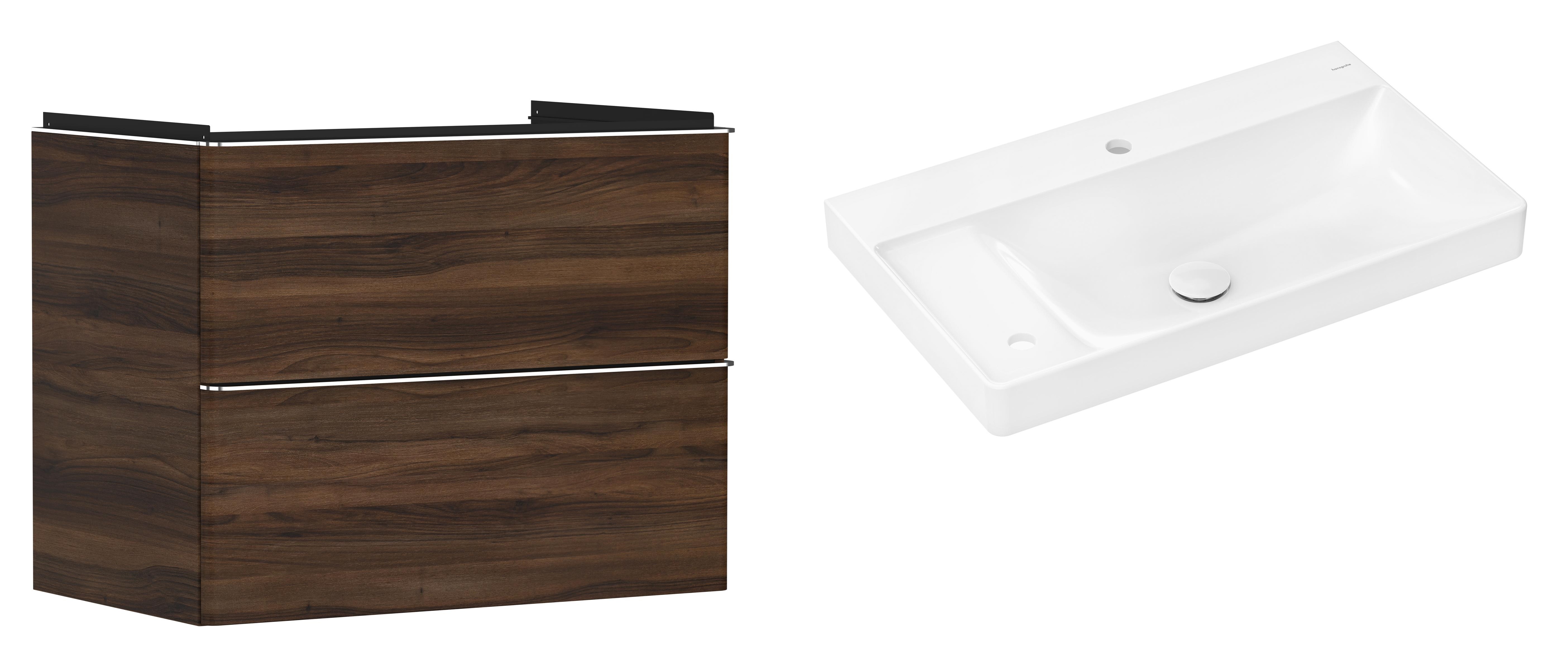 Sada skříňka Hansgrohe Xelu Q 54030000, umyvadlo Hansgrohe Xelu Q 61031450
