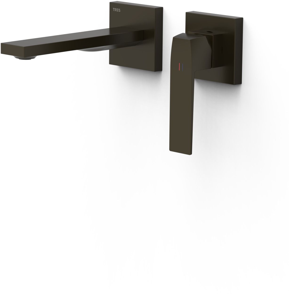 Tres Slim Exclusive umyvadlová baterie pod omítku černá 20230021KMB