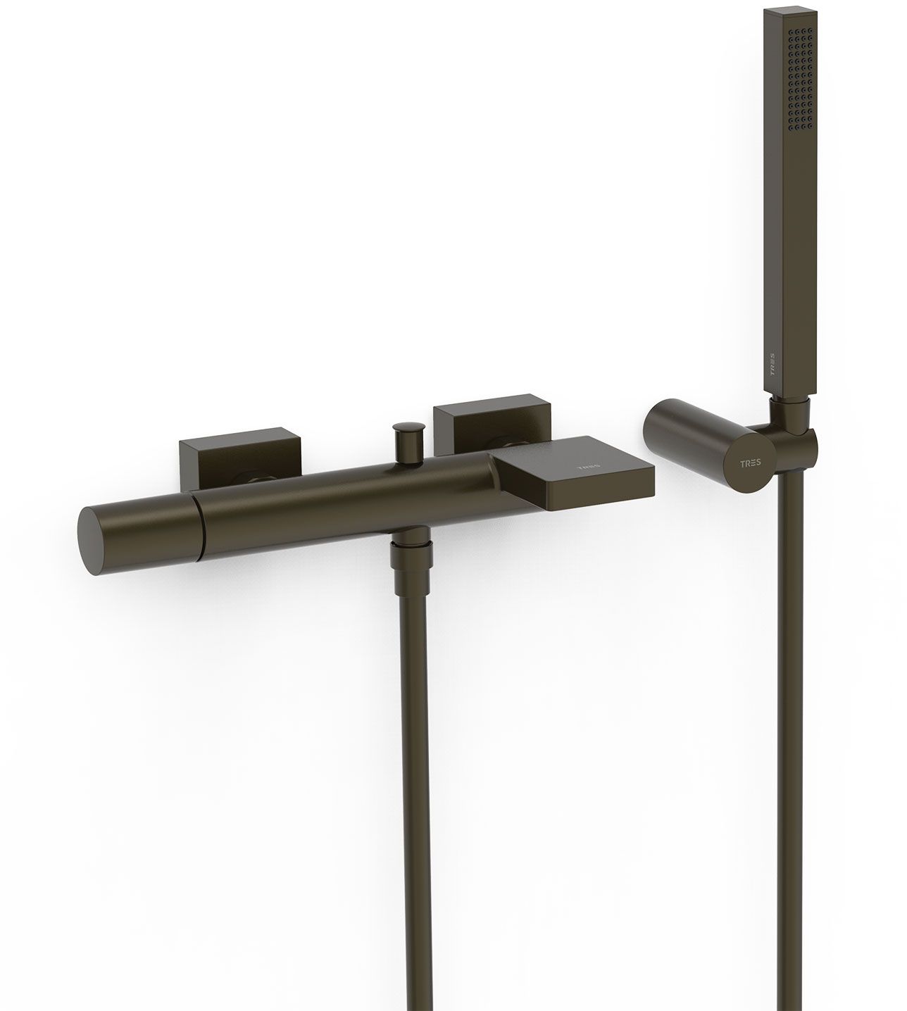 Tres Project vanová baterie na stěnu černá 21117001KMB