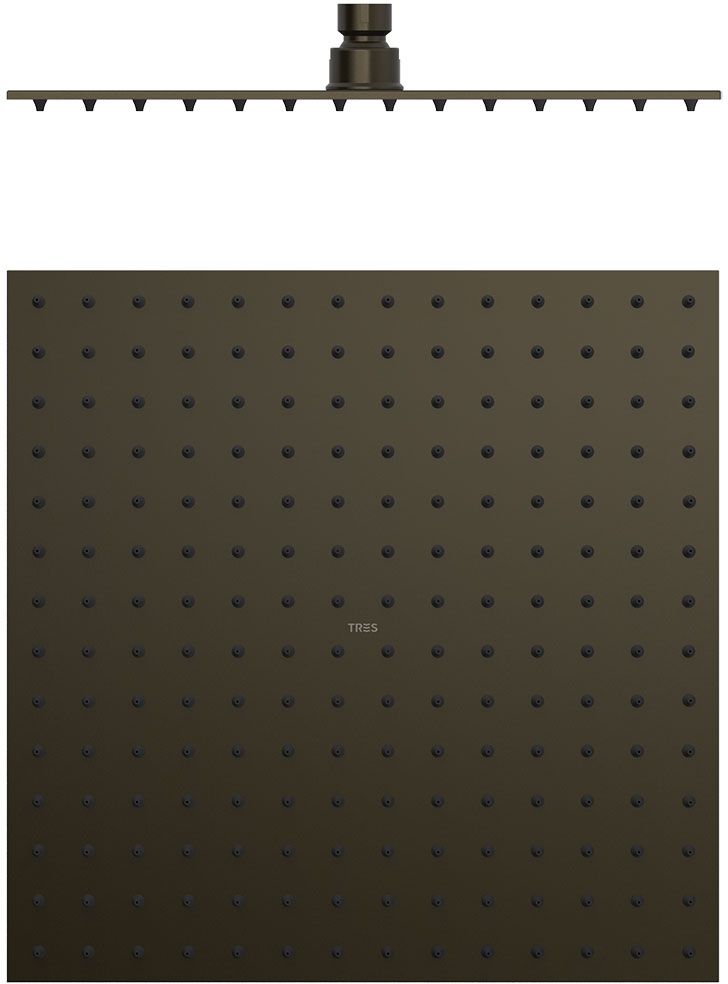 Tres Selection hlavová sprcha 30x30 cm čtvercový černá 134315012KMB