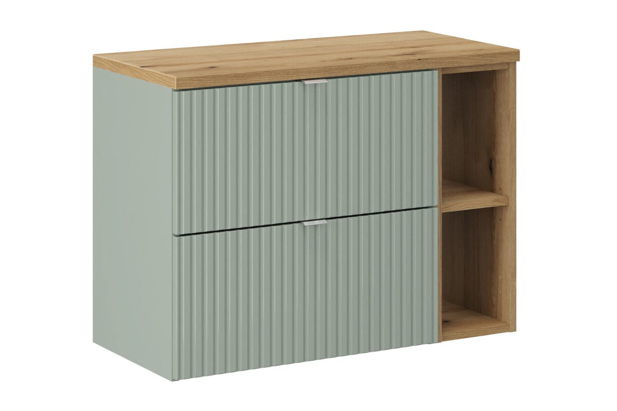 Sada skříňka Comad Line Reed Green LINE REED GREEN D 82-60-2S, skříňka Comad Nova Oak NOVA OAK 81-20-39, NOVA OAK A 89-80