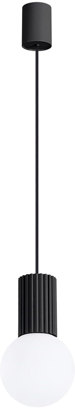 Sollux Lighting Halo závěsné svítidlo 1x8 W bílá-černá SL.1714