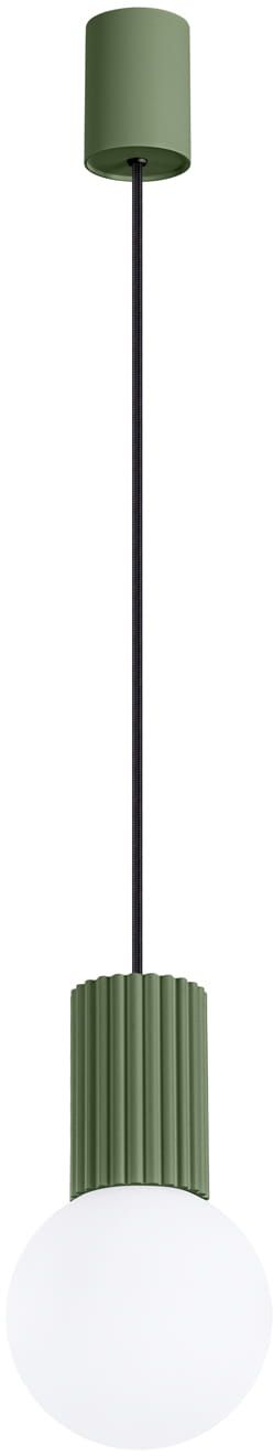 Sollux Lighting Halo závěsné svítidlo 1x8 W bílá-zelená SL.1724