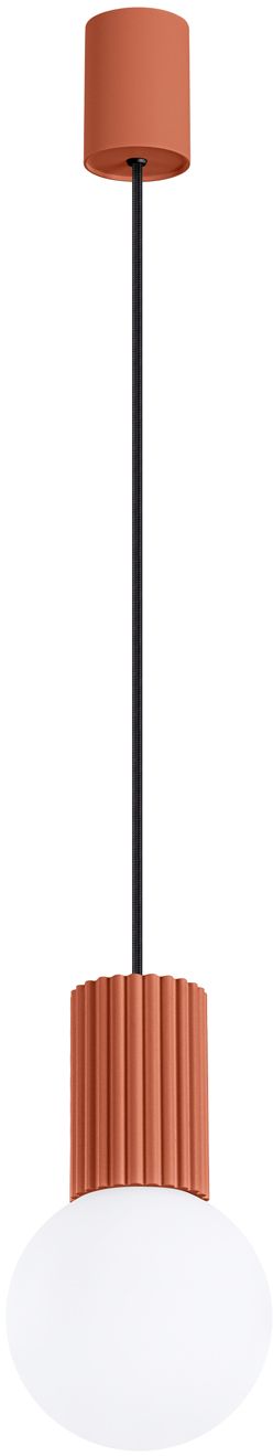 Sollux Lighting Halo závěsné svítidlo 1x8 W bílá-červená SL.1729