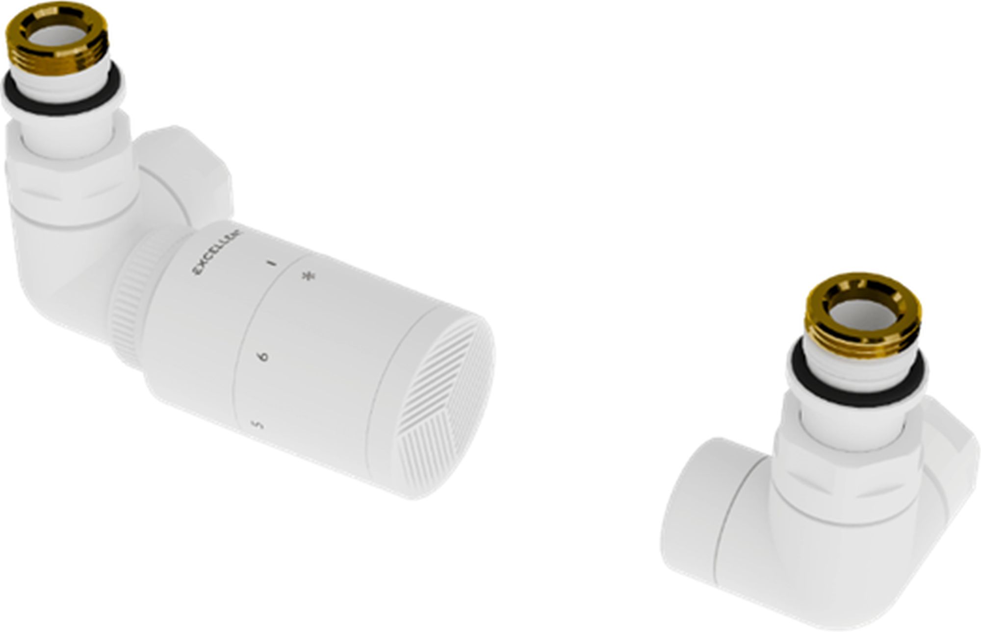 Excellent Caldo termostatický třícestný ventil bílá GREX.CA20.L.TT.WH