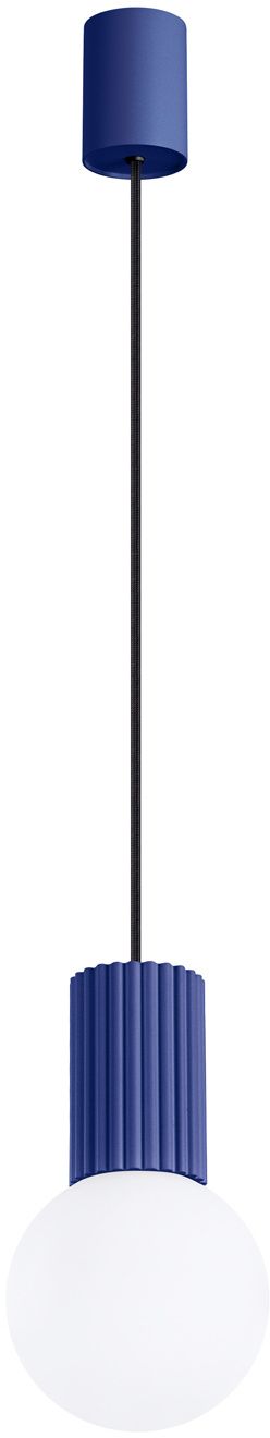 Sollux Lighting Halo závěsné svítidlo 1x8 W bílá-tmavě modrá SL.1739