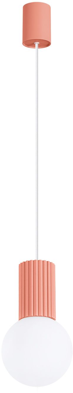 Sollux Lighting Halo závěsné svítidlo 1x8 W bílá SL.1754
