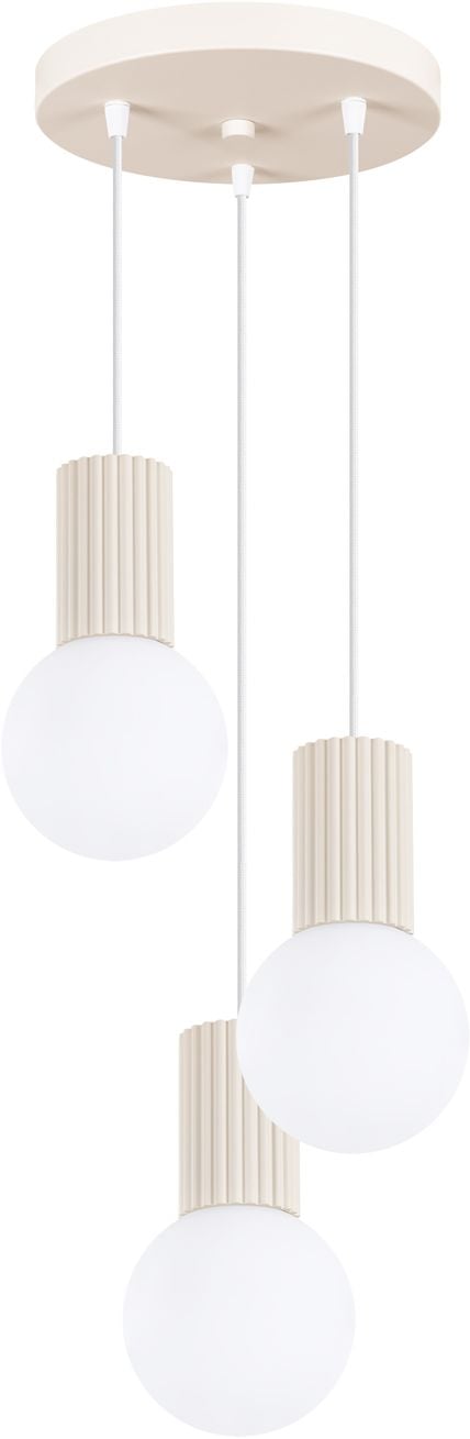 Sollux Lighting Halo závěsné svítidlo 3x8 W bílá-béžová SL.1720