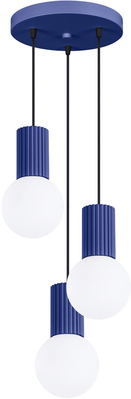 Sollux Lighting Halo závěsné svítidlo 3x8 W bílá-fialová SL.1740
