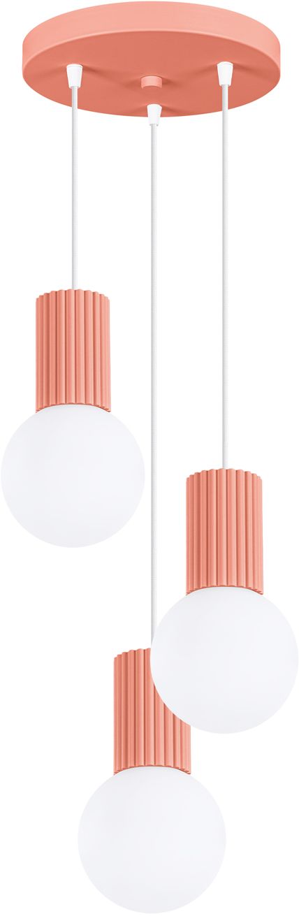 Sollux Lighting Halo závěsné svítidlo 3x8 W bílá SL.1755