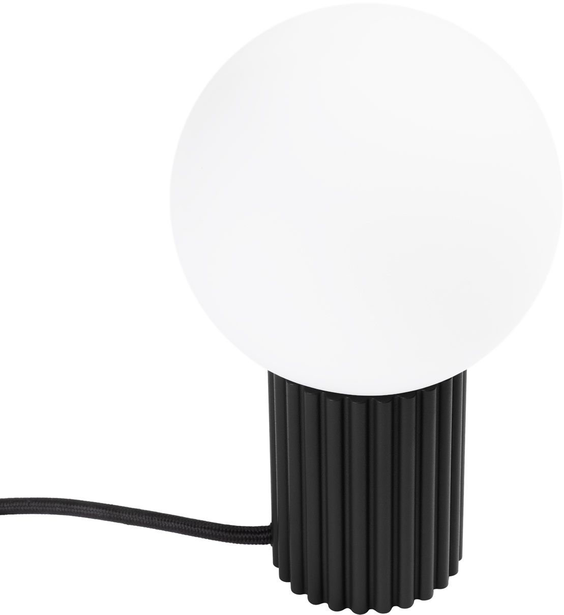 Sollux Lighting Halo stolní lampička 1x8 W bílá-černá SL.1716