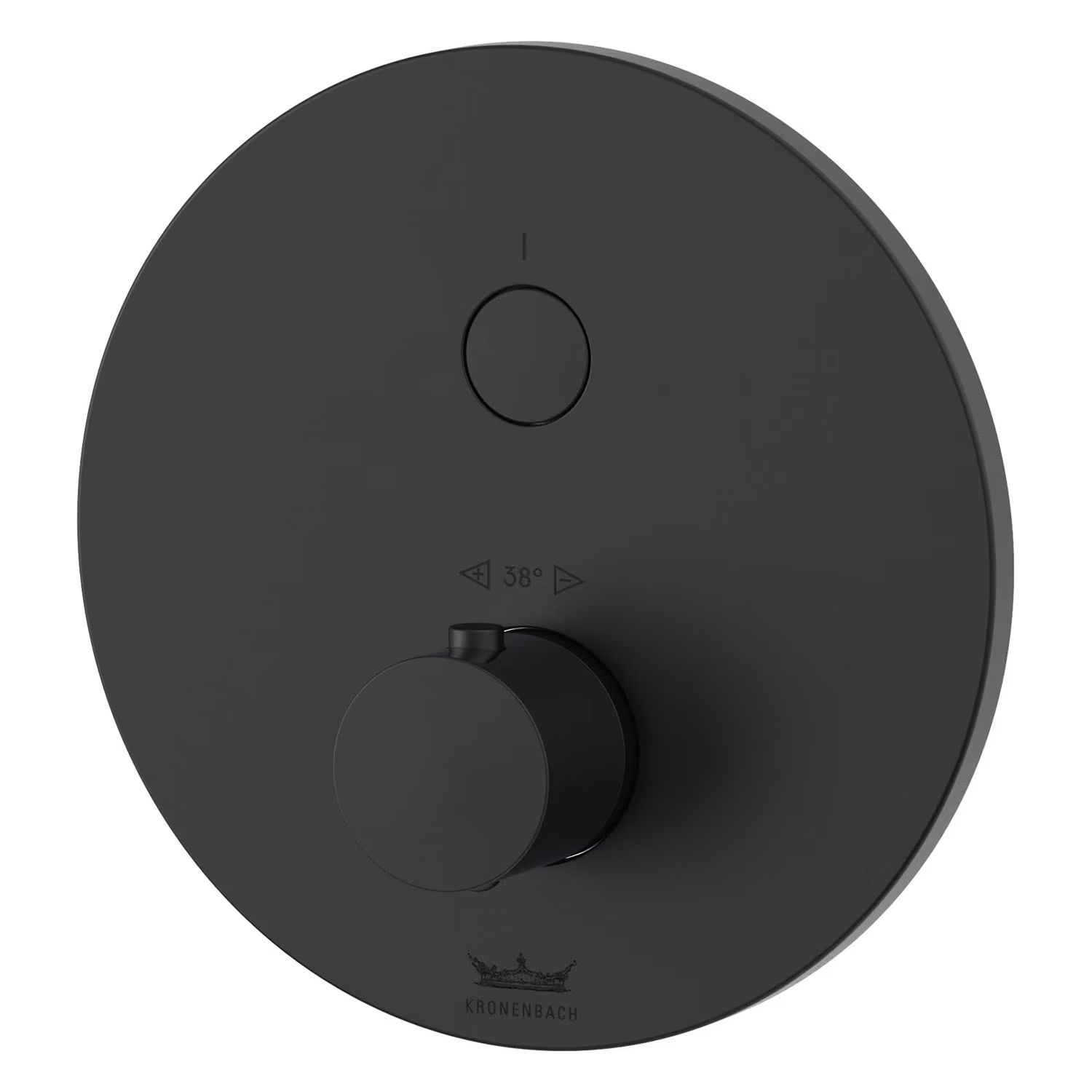 Kronenbach Smart Push sprchová baterie pod omítku s termostatem černá 19044001SM