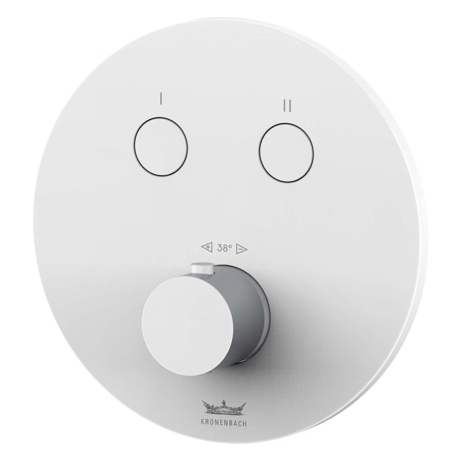 Kronenbach Smart Push vanová baterie pod omítku s termostatem bílá 19044002WM