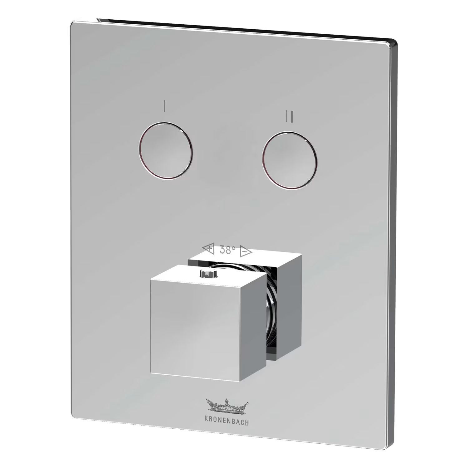 Kronenbach Smart Push vanová baterie pod omítku s termostatem chrom 19046002CR