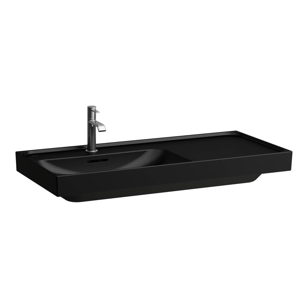 Laufen Meda umyvadlo 100x46 cm obdélníkový nábytkový černá matný H8171187161091