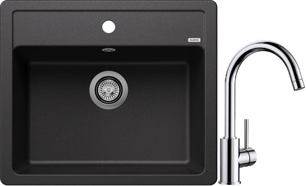 Sada granitový dřez Blanco Legra 6 523332, kuchyňská baterie Blanco Mida 517742