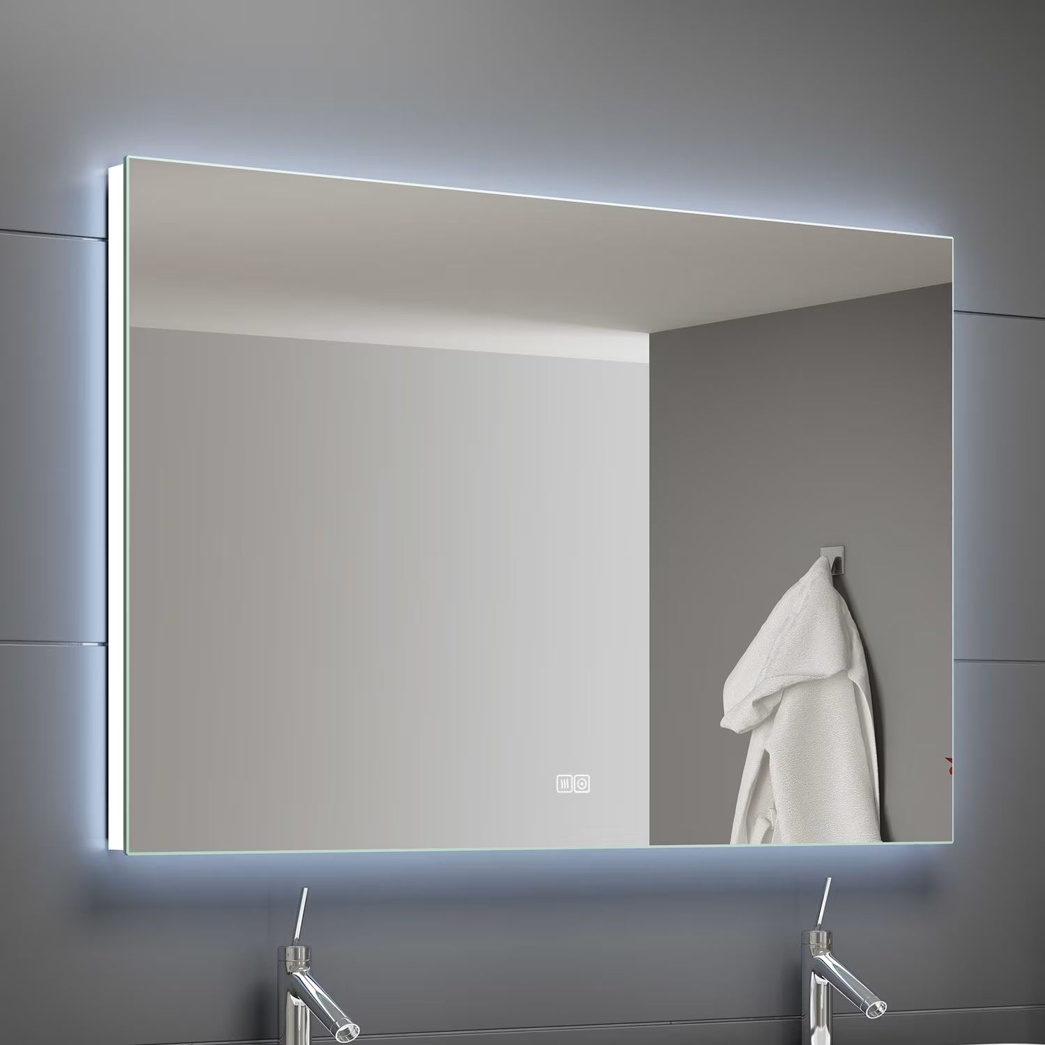 Kronenbach Night zrcadlo 80x60 cm obdélníkový s osvětlením UN608076KBNNLED