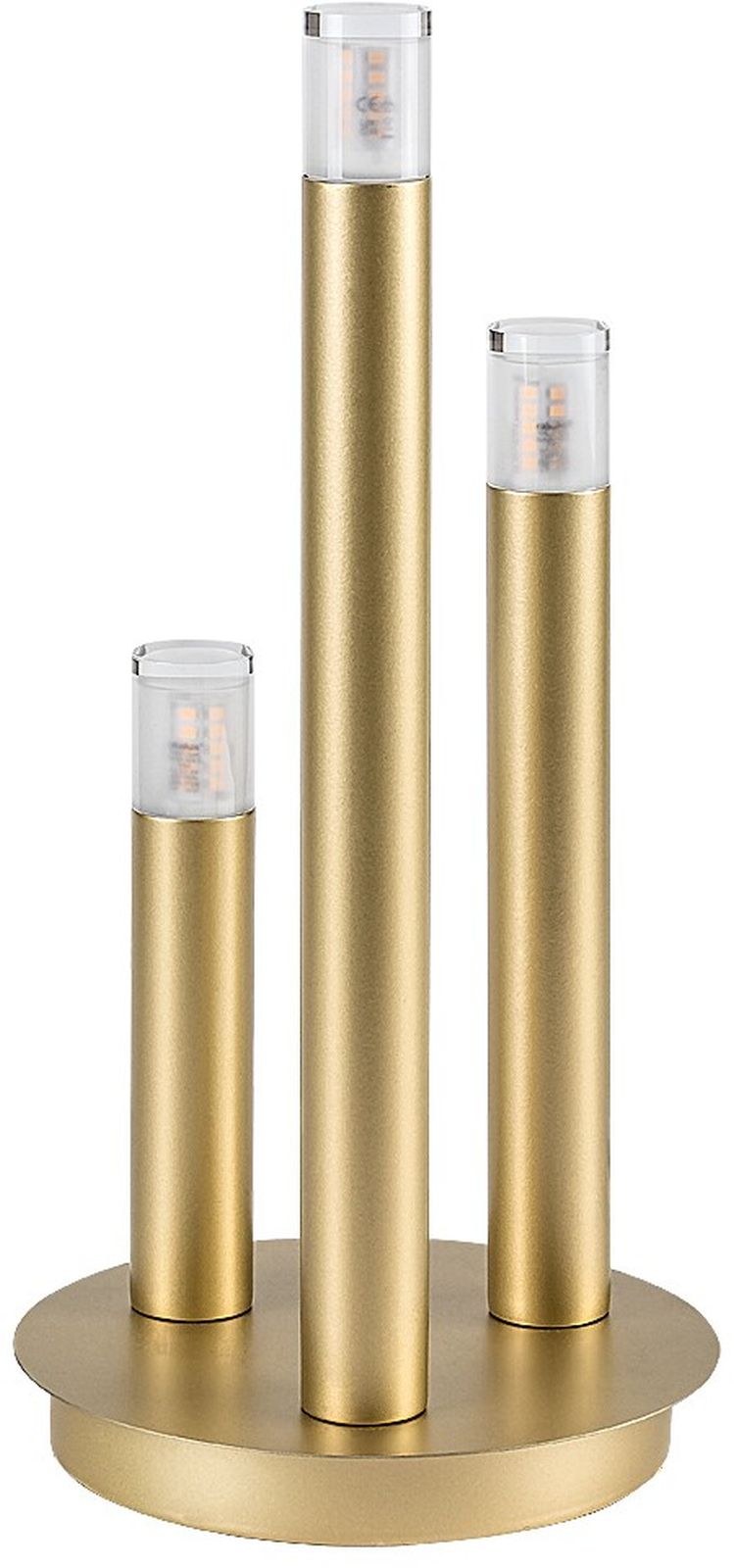 Rabalux Ramira stolní lampa 3x5 W průhledná-zlatá 74366