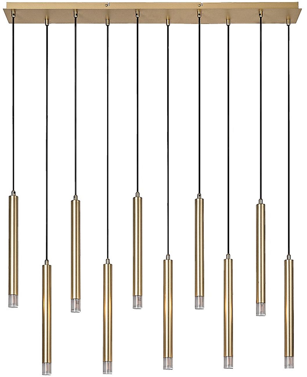 Rabalux Ramira závěsné svítidlo x5 W průhledná-zlatá 72365