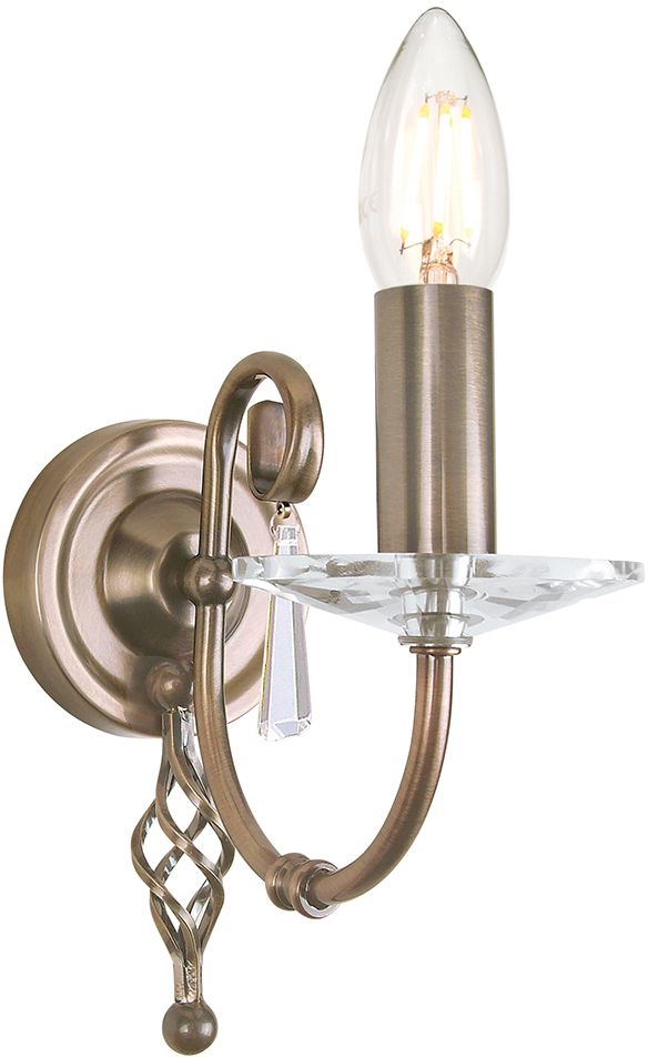 Elstead Lighting Aegean nástěnné svítidlo 1x60 W mosaz AG1-AGED-BRASS
