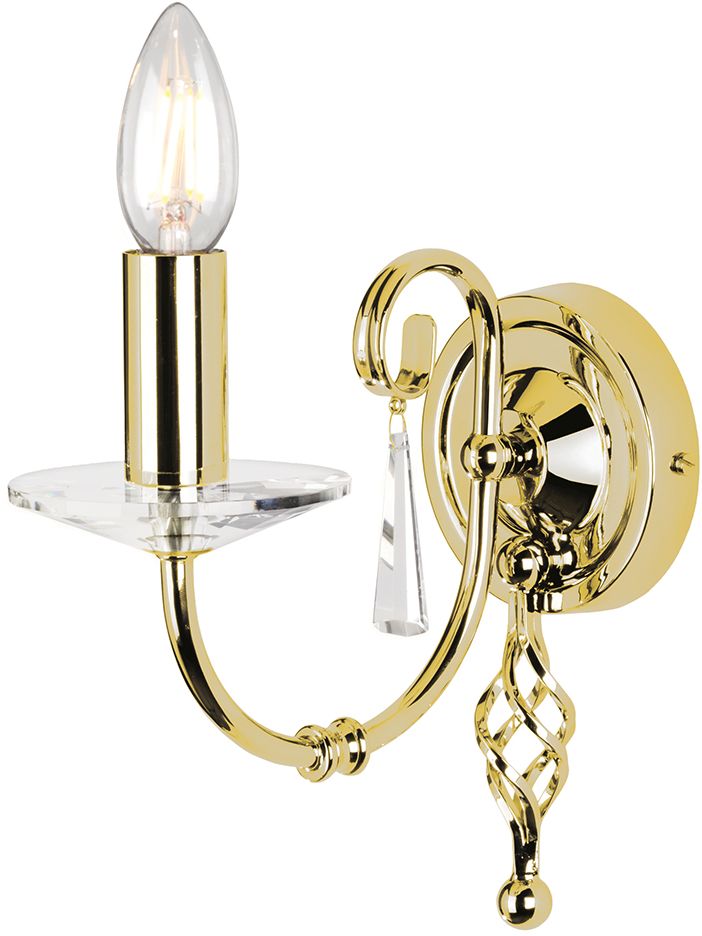 Elstead Lighting Aegean nástěnné svítidlo 1x60 W mosaz AG1-POL-BRASS