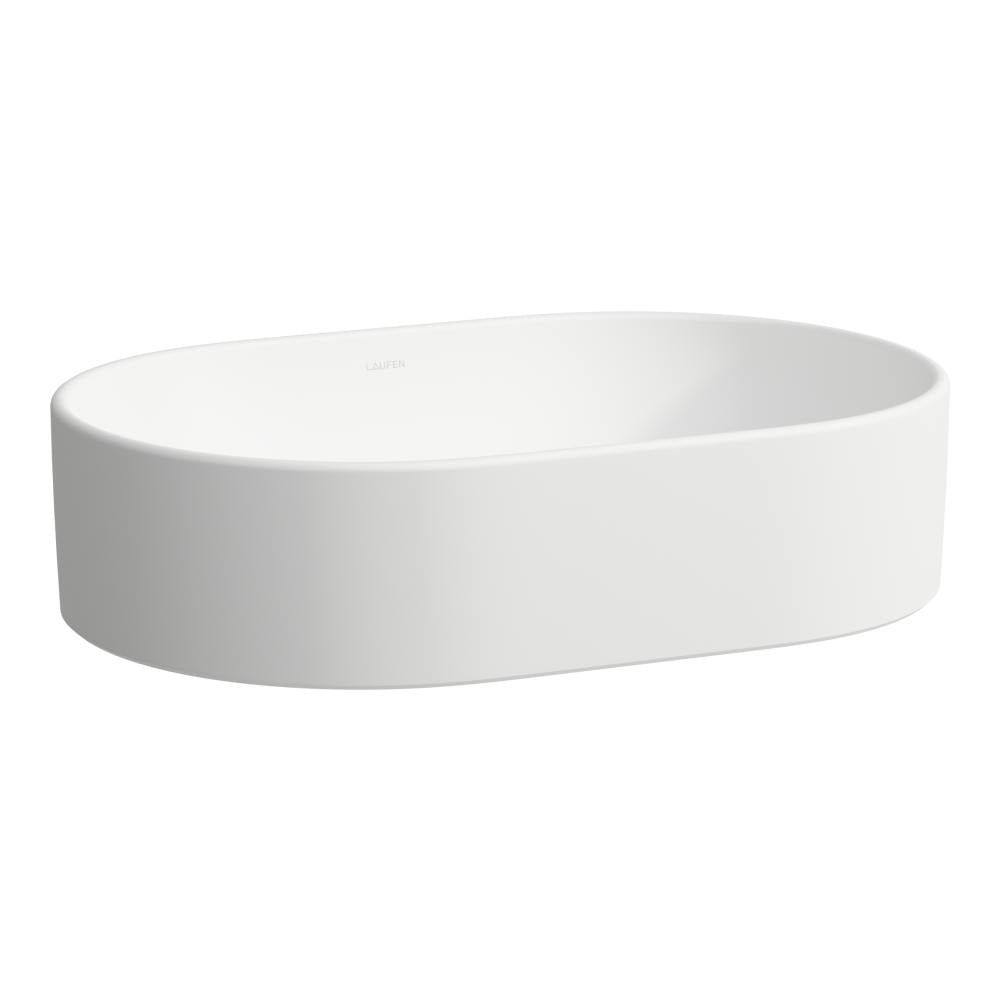 Laufen Savoy umyvadlo 55x38 cm oválné na pult bílá H8129447571121
