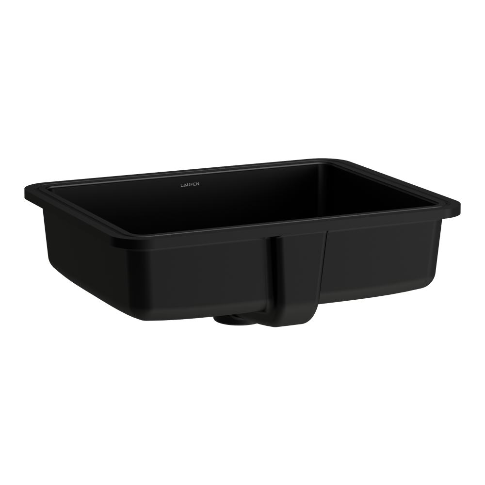 Laufen Savoy umyvadlo 44x33 cm obdélníkový pod pult černá H8189477161091