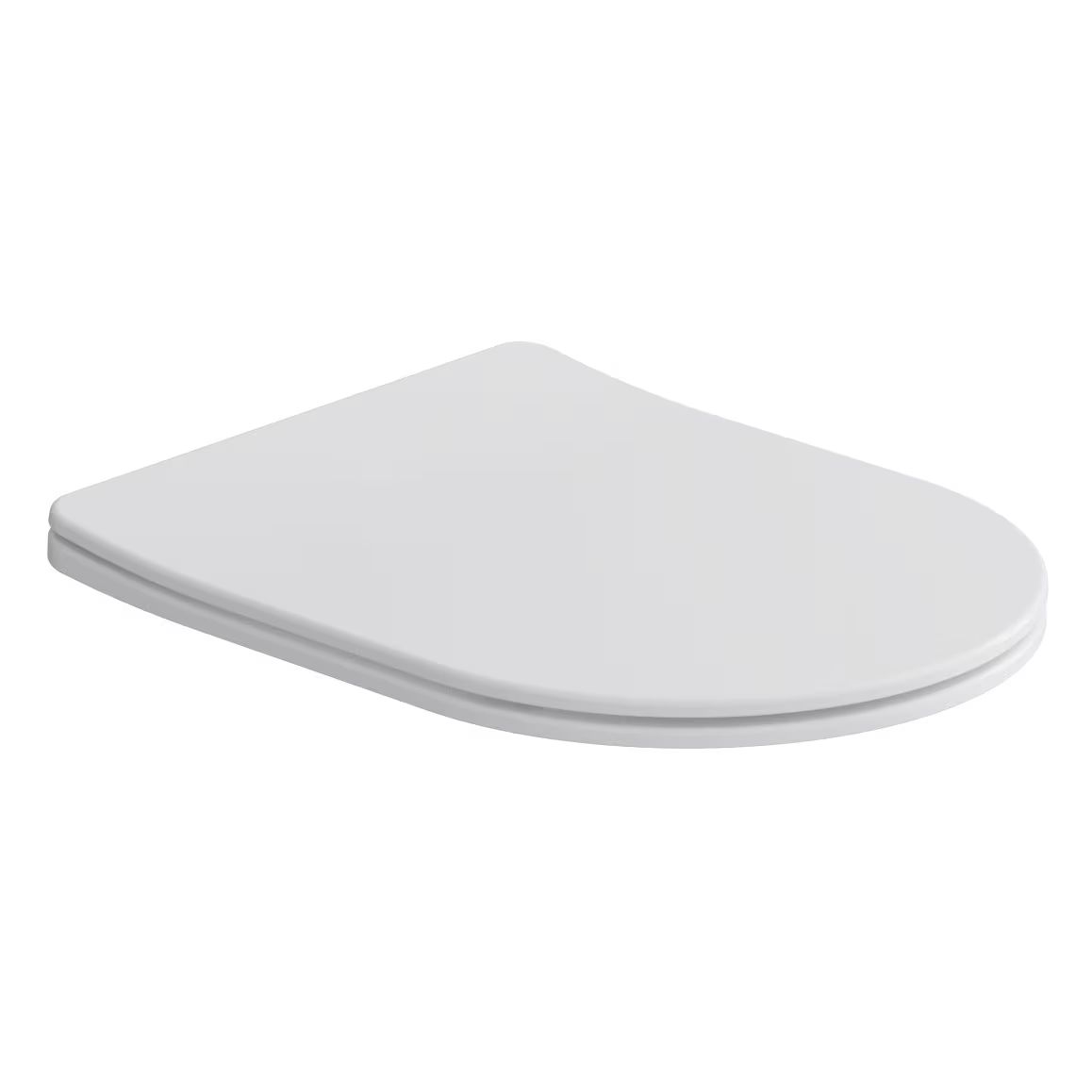 Kronenbach Tube záchodové prkénko s pomalým sklápěním bílá KB100081WG