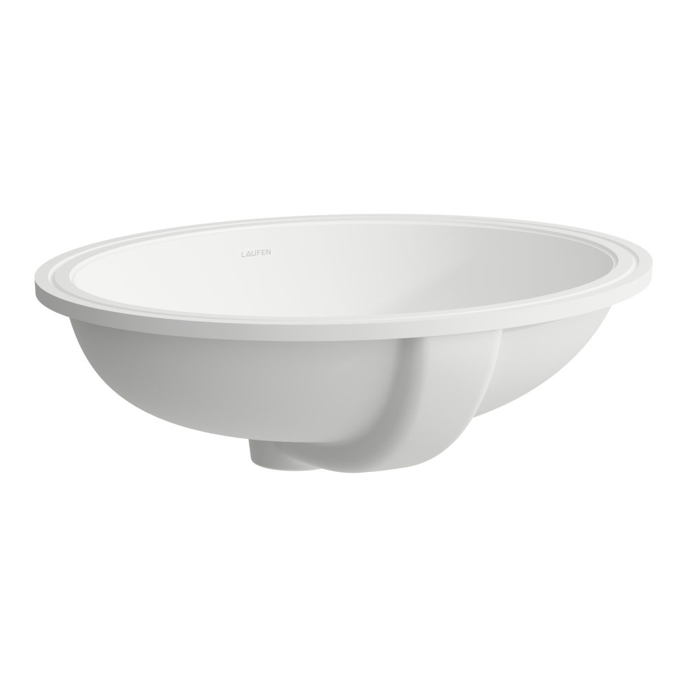 Laufen Savoy umyvadlo 50x41 cm oválné pod pult bílá H8189427571551