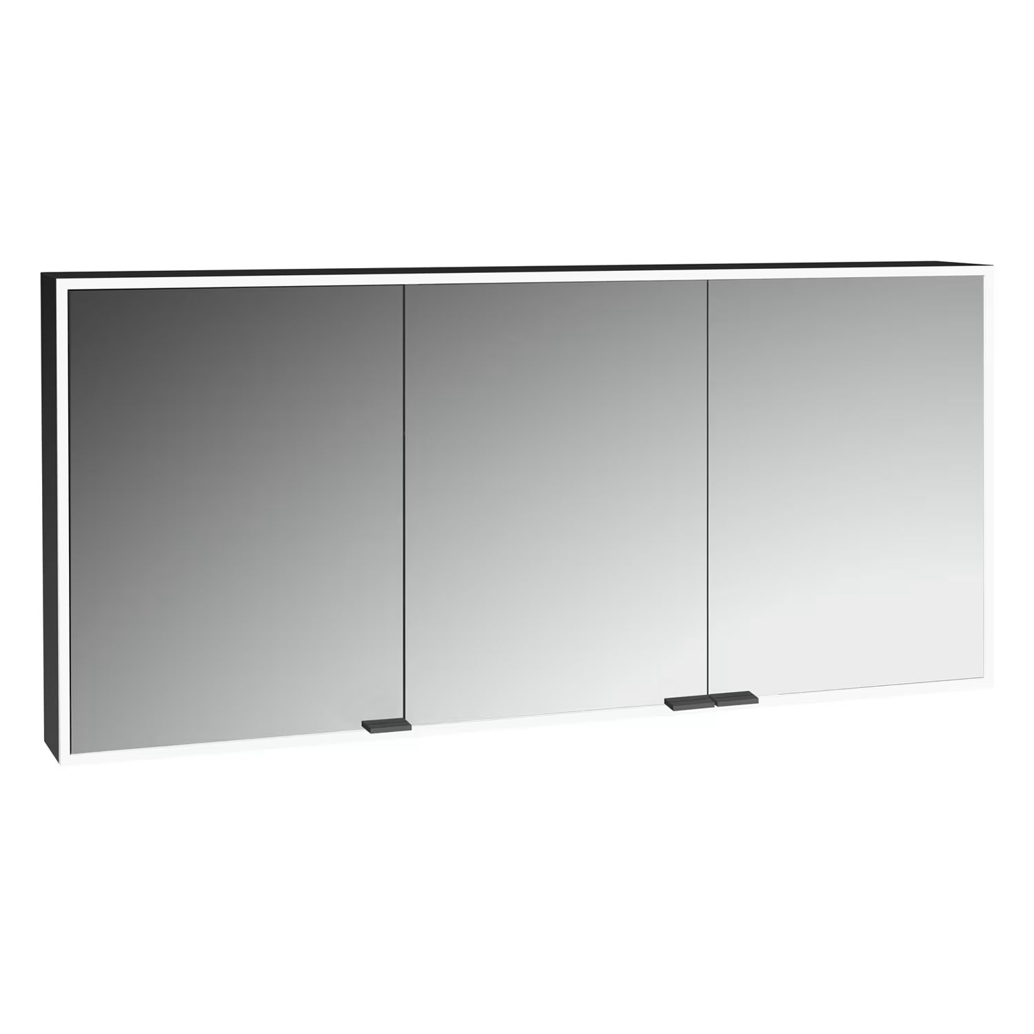 Kronenbach Cube 2.0 skříňka 140x17x70 cm se zrcadlem KB100221MB