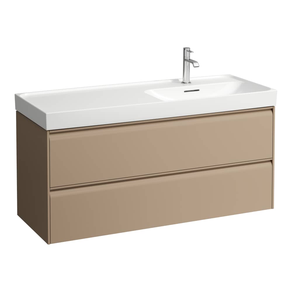 Laufen Meda skříňka 118x45x51.5 cm pod umyvadlo závěsná cappuccino H4217620114651