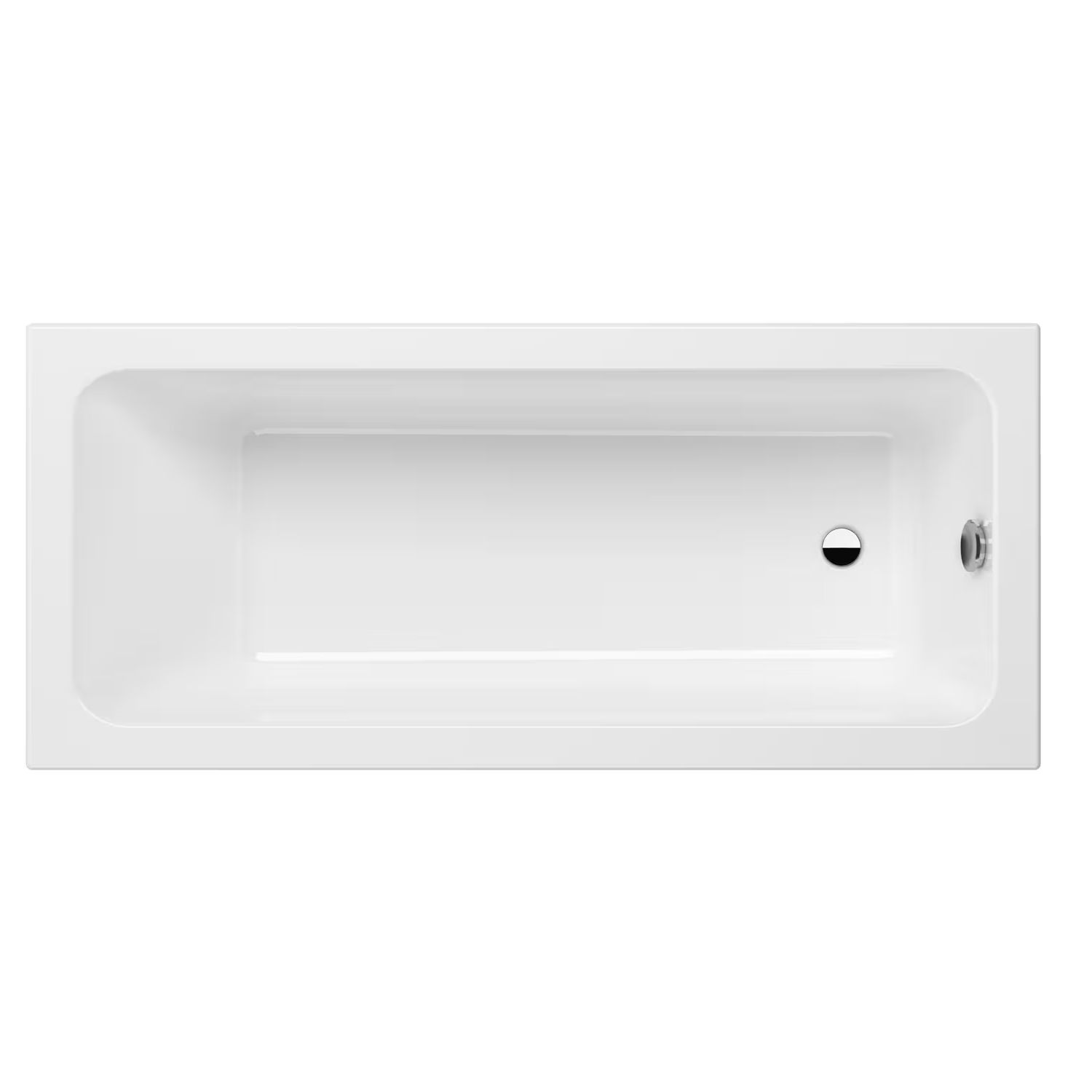 Kronenbach Cube obdélníková vana 170x75 cm bílá KBABS1775