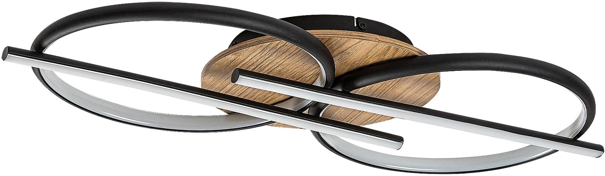 Rabalux Arash stropní světlo 4x40 W bílá-černá-dřevo 71403