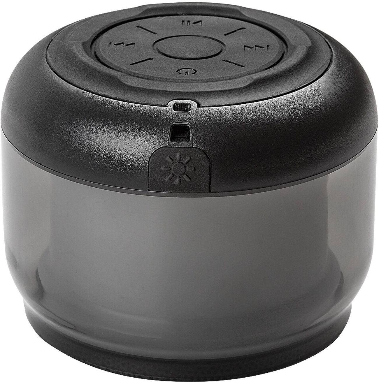 Rabalux Radelia stolní lampa 1x3 W černá-průhledná 76110