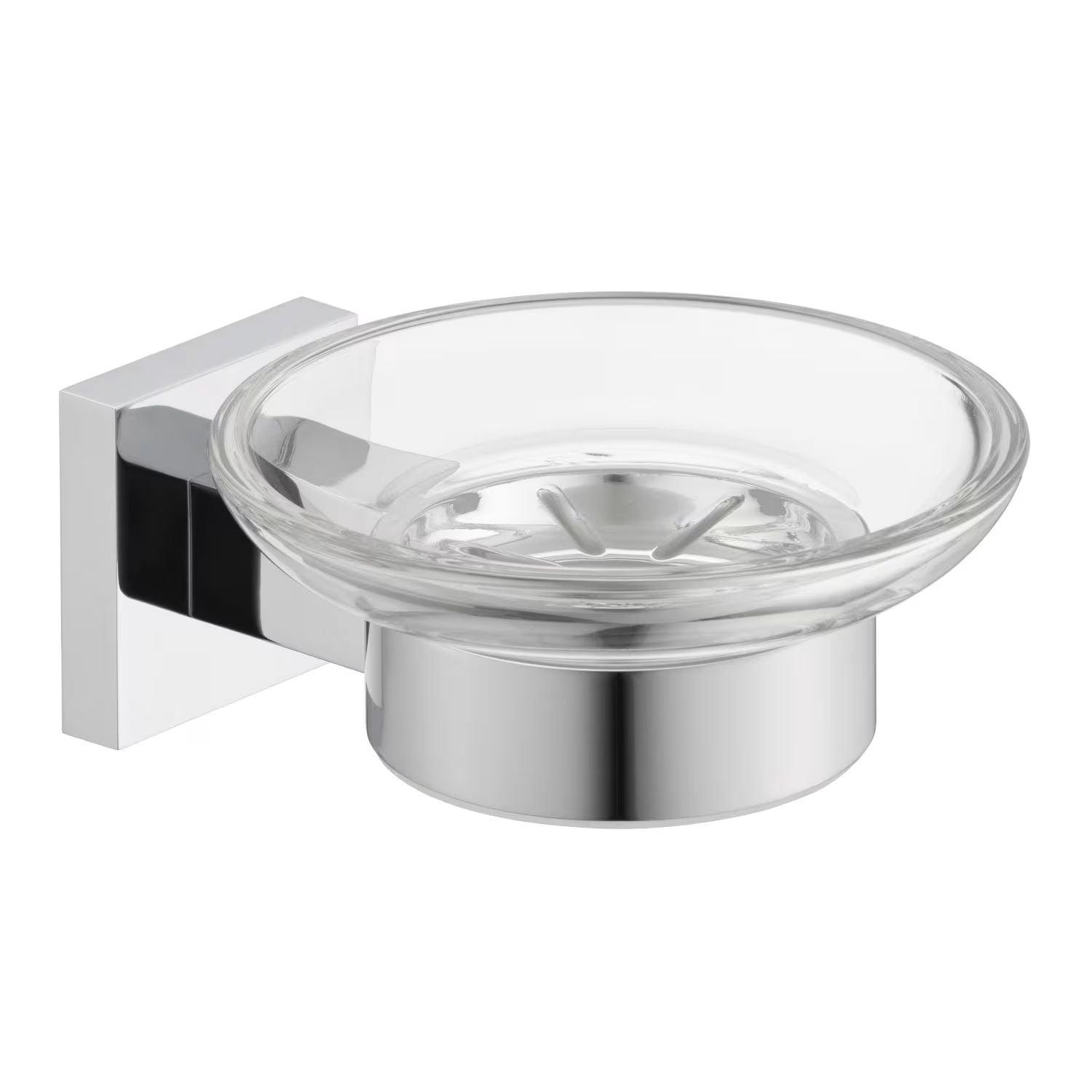 Kronenbach Quara miska na mýdlo Nástěnné chrom-průhledná 29.210.060.0005