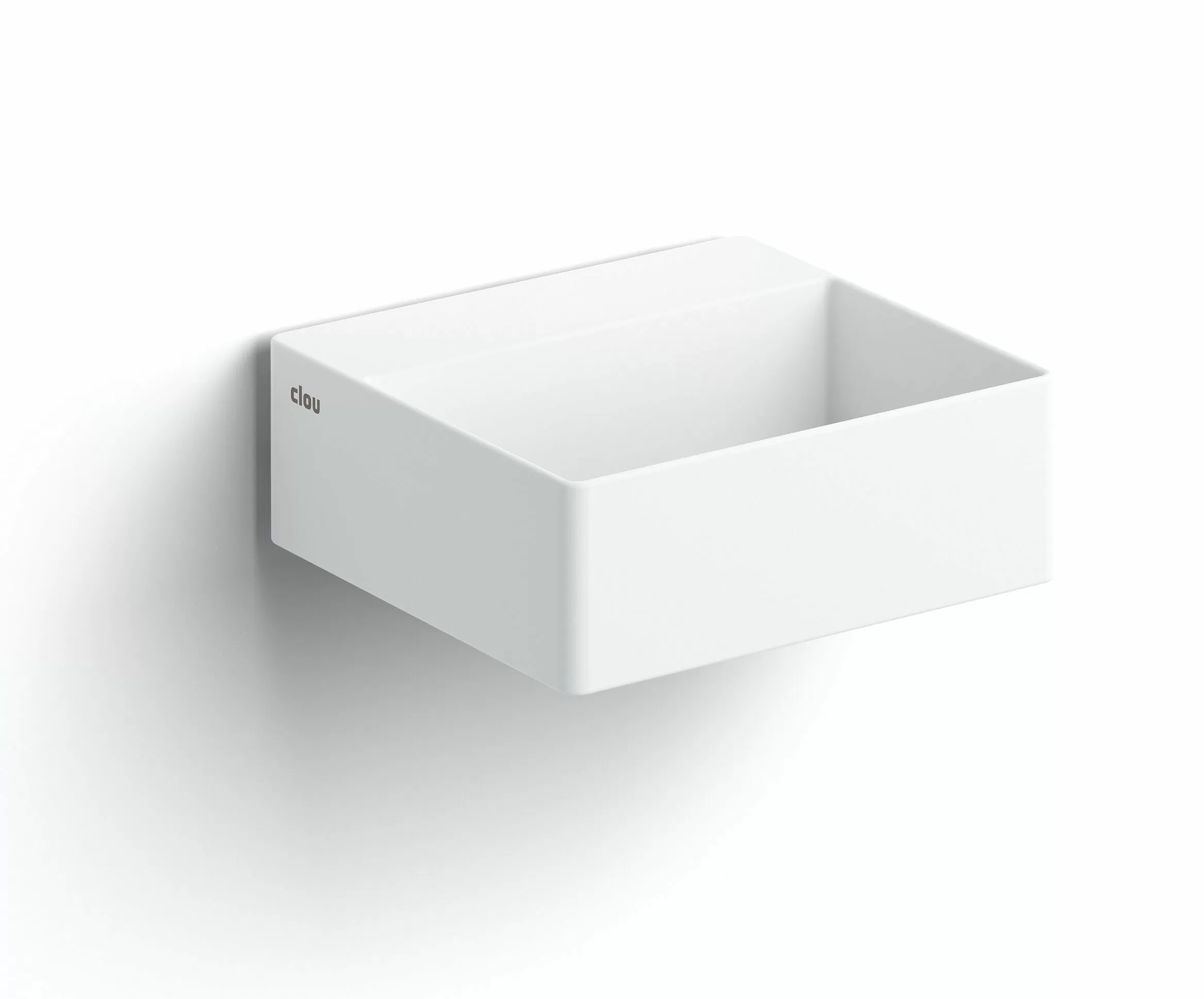 Clou New Flush umyvadlo 28x27 cm obdélníkový klasický-na pult bílá CL/03.13410