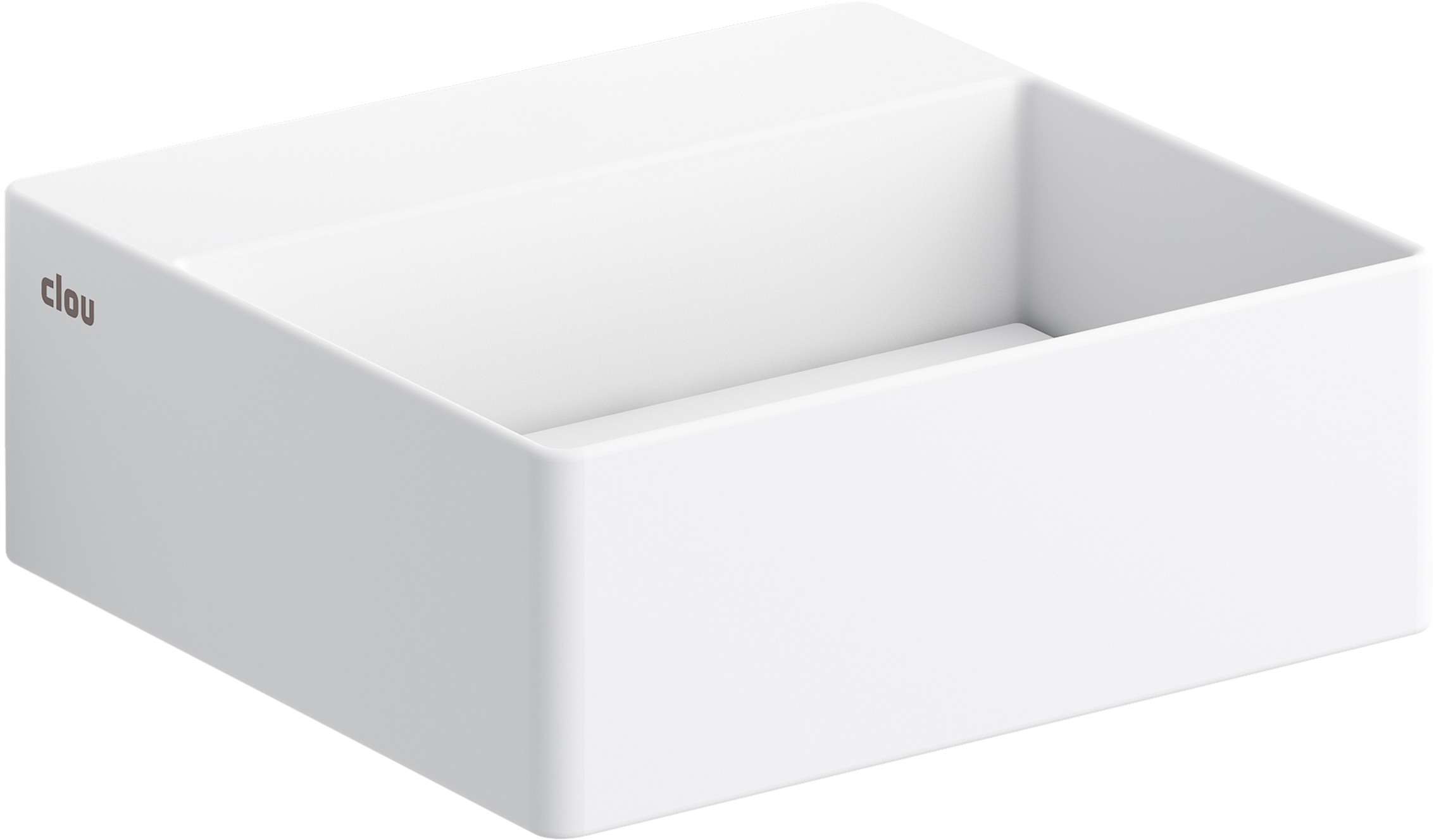 Clou New Flush umyvadlo 28x27 cm obdélníkový klasický-na pult bílá CL/03.13410.02