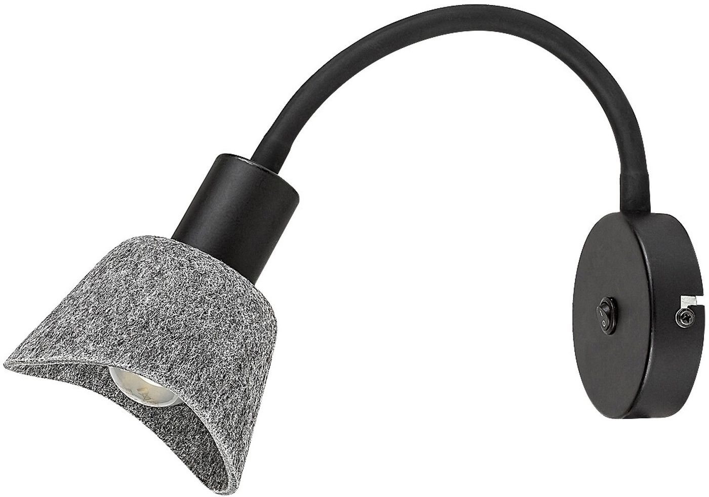 Rabalux Farelia nástěnné svítidlo 1x10 W černá-šedá 73009