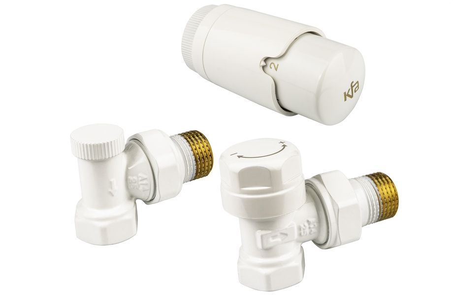 KFA Armatura Komfort Pro termostatická sada bílá 757-130-44-BL