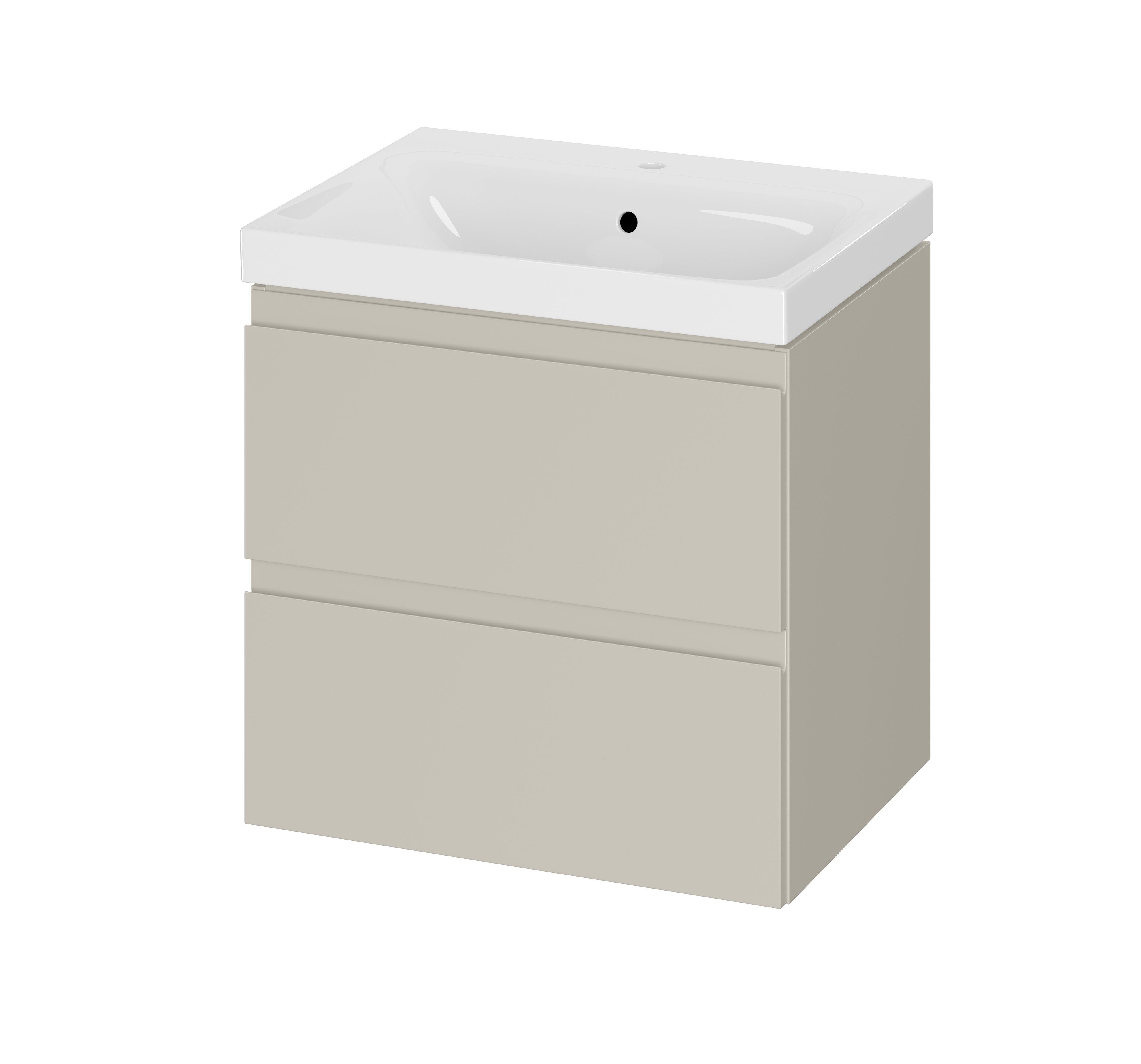 Cersanit Moduo umyvadla se skříňkou 60 cm béžová S4013-008