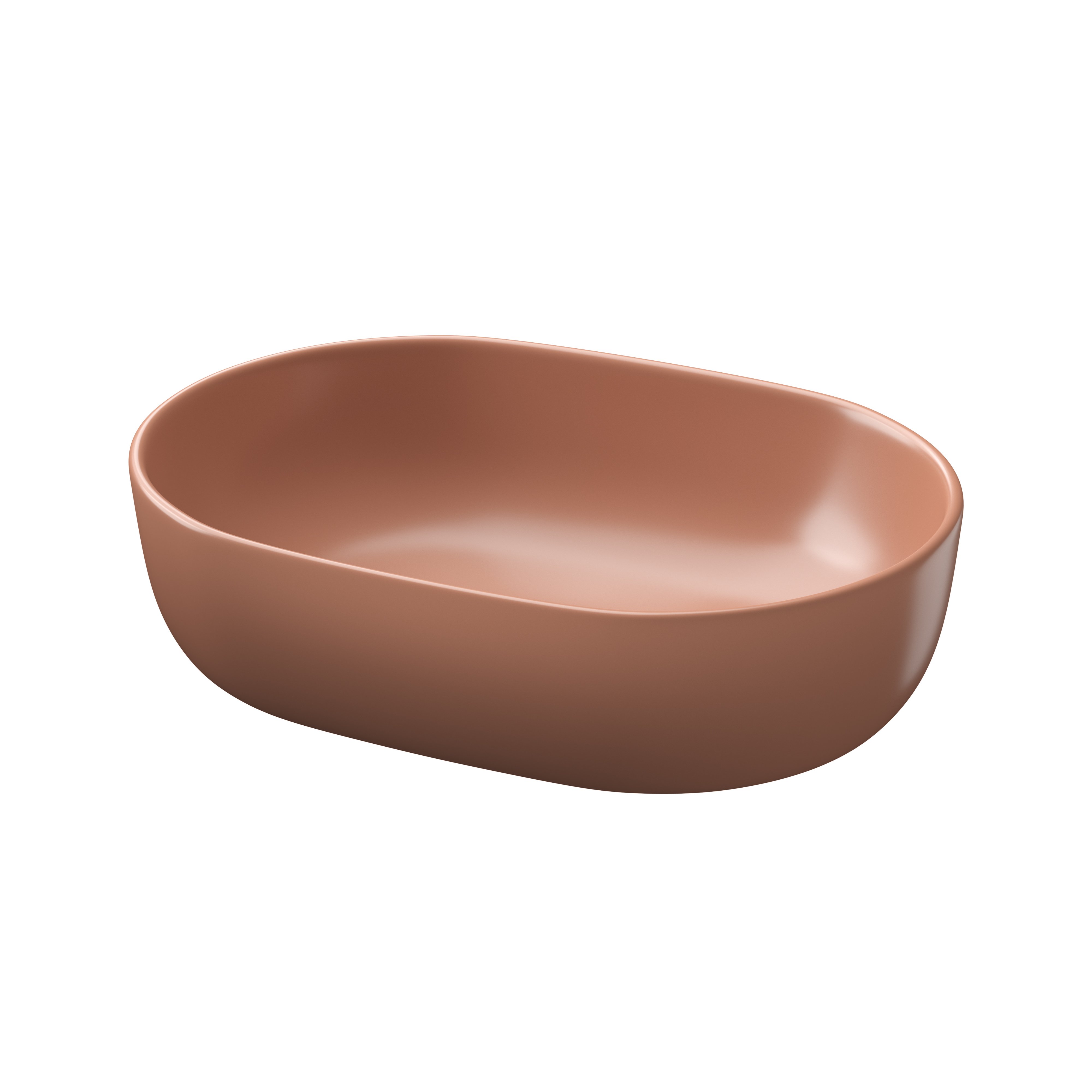 Cersanit Moduo umyvadlo 50x35.5 cm oválné na pult matný K116-131