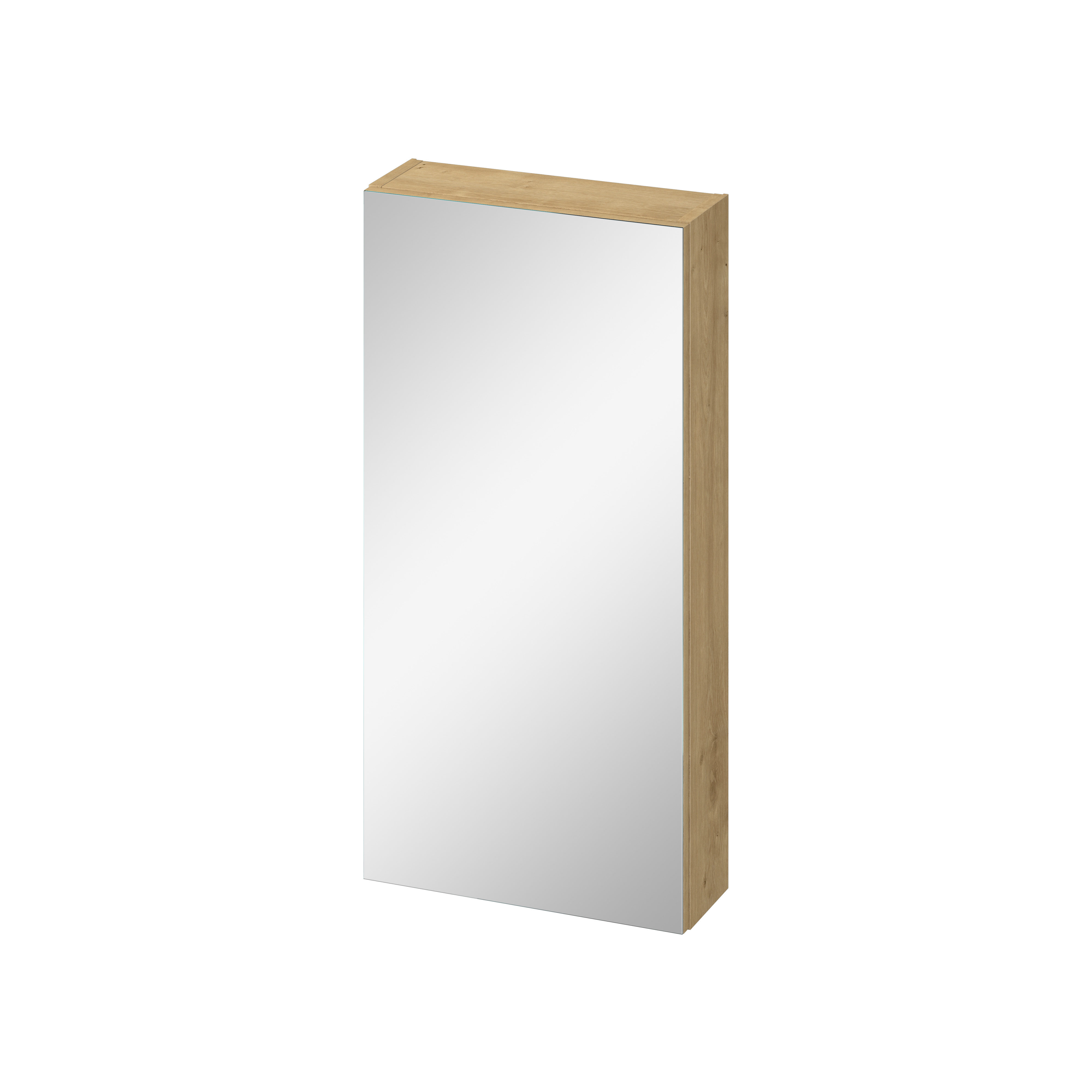 Cersanit City skříňka 40x14.1x80 cm se zrcadlem dub S584-114