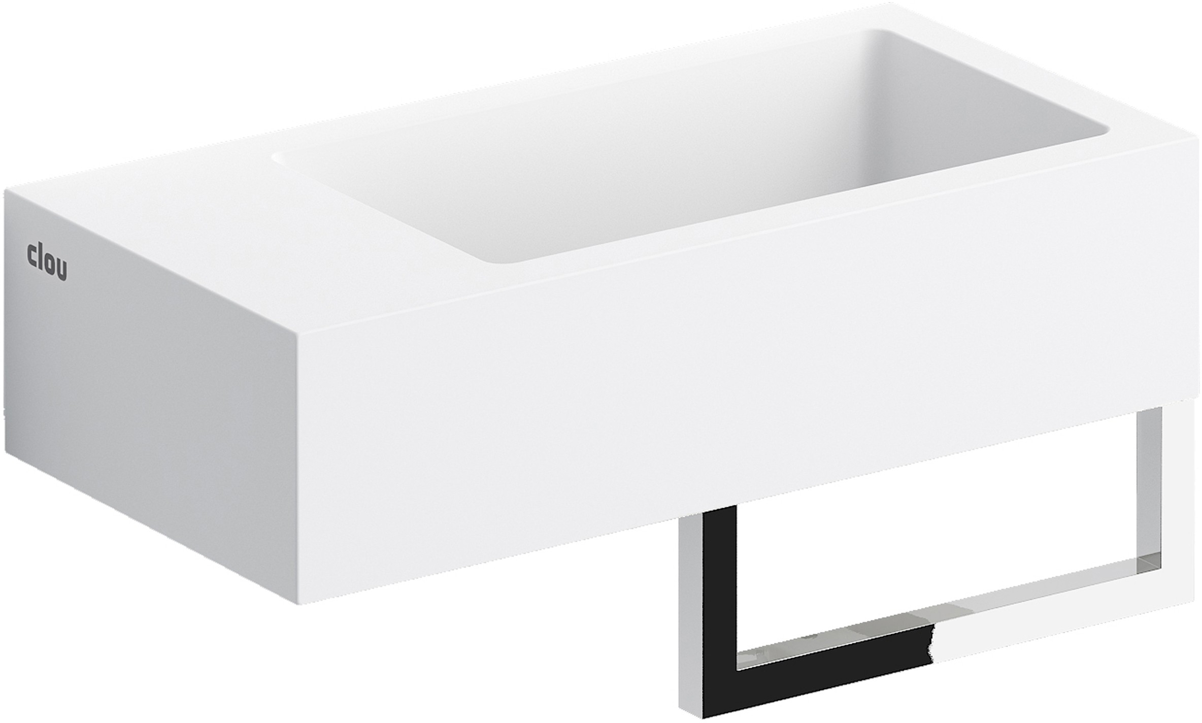 Clou Flush umyvadlo 36x18 cm obdélníkový klasický-na pult bílá CL/03.13032.02