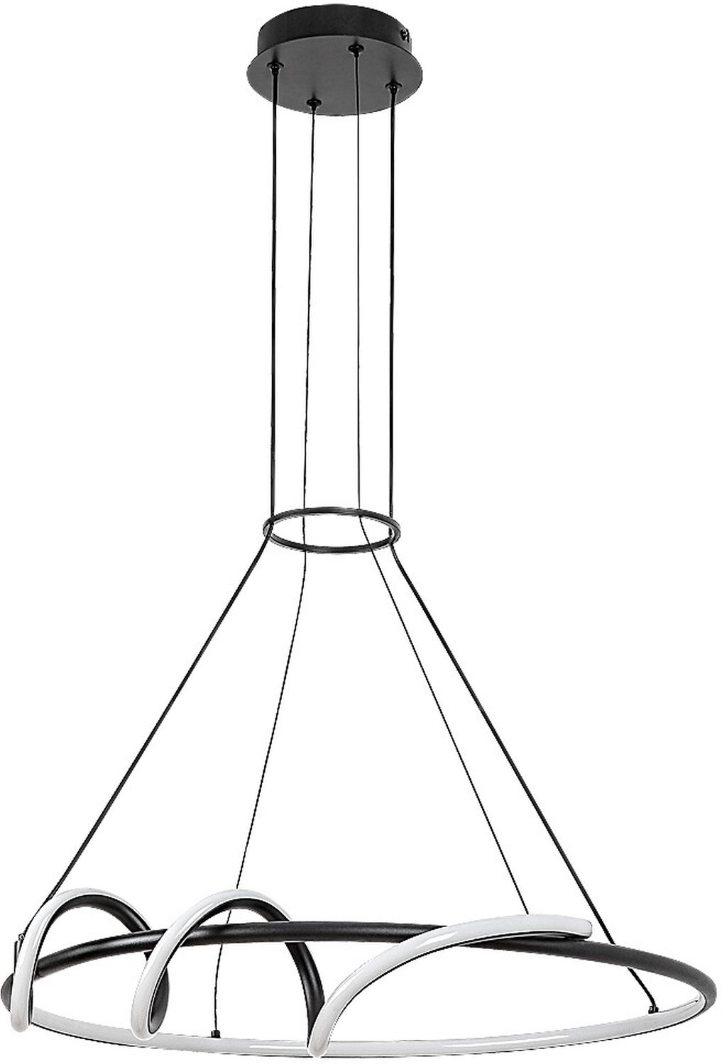 Rabalux Menazi chytrá závěsná lampa 1x46 W bílá-černá 72022