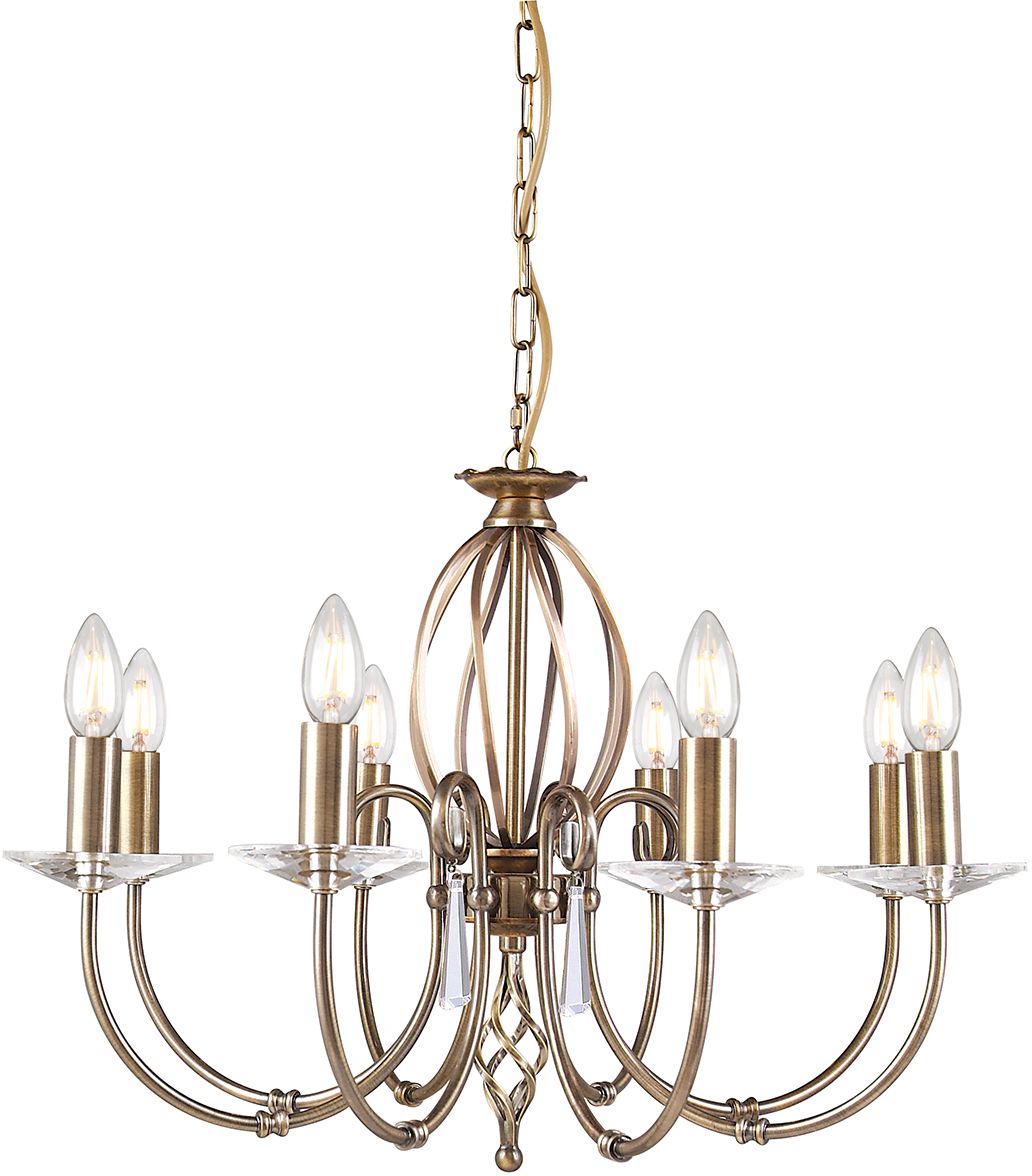Elstead Lighting Aegean závěsné svítidlo x60 W mosaz AG8-AGED-BRASS