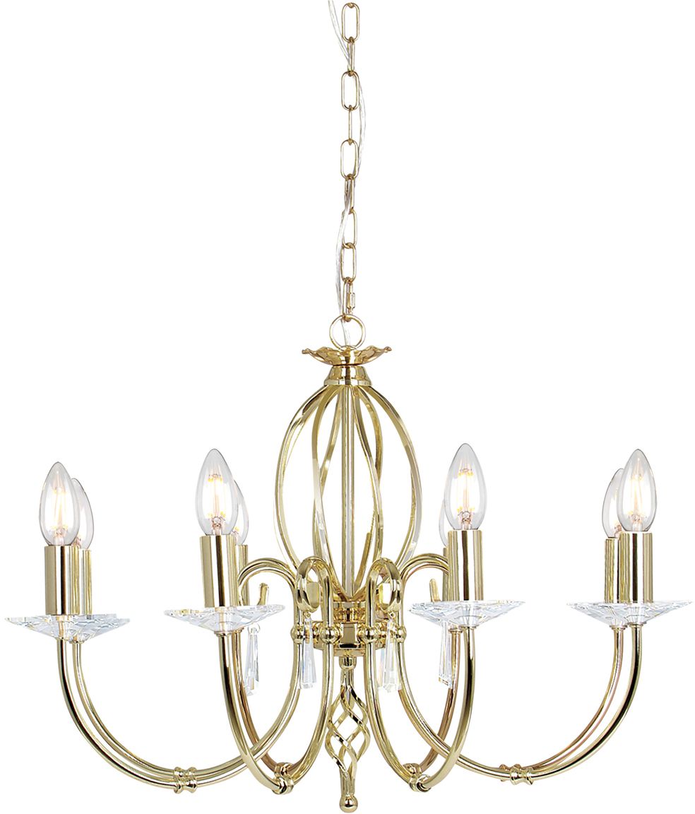 Elstead Lighting Aegean závěsné svítidlo x60 W mosaz AG8-POL-BRASS