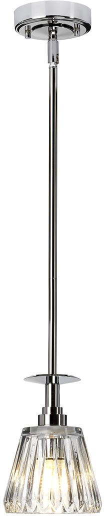 Elstead Lighting Agatha závěsné svítidlo 1x3 W chrom BATH-AGATHA1P-PC